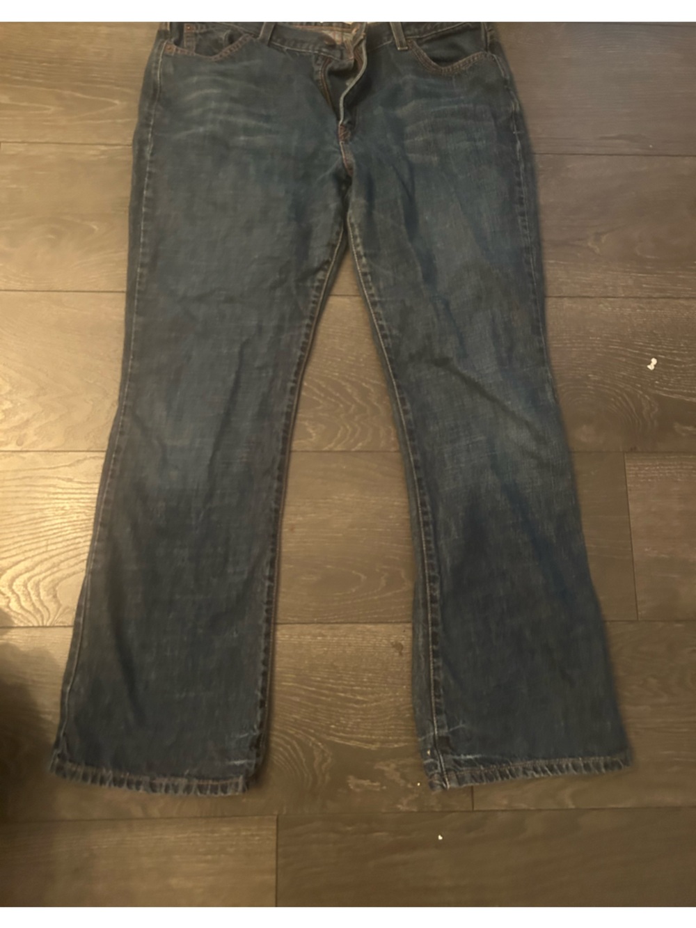Levi's Bootcut Jeans - Indigo Blue with Orange Stitching